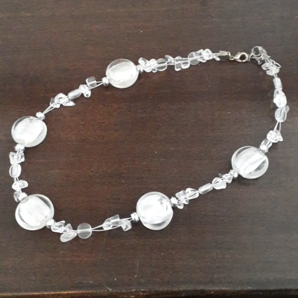 Vintage clear bead Necklace with bonus strands 🍀 - Picture 4 of 8